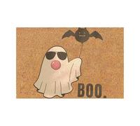 Doormat Halloween Door Welcome Interesting Shape Carpet Water Absorbing Wear Carpet Indoor And Outdoor Welcome Large Grey Rug (G, 60X40cm)