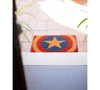 Grupo Erik Door Mat - Marvel Captain America Gifts | 15.7 x 23.6 inches - 40 x 60 cm Coco Coir, Coconut Coir, Indoor & Outdoor Door Mat | Marvel Gifts For Men