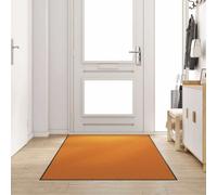 Vidaxl Doormat Orange, Black 100% Polyamide, Pvc 250 X 120 X 0.9 Cm, Orange