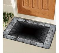 Doormat Optical Illusion Non-Slip Indoor Outdoor Carpet Rug for Front Door Bedroom Living Room Decoration