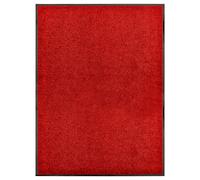 Doormat Red 90x120 cm Polyamide Washable Indoor/Outdoor Modern Rectangular Mat