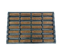 Doormat Rubber mat Heavy-duty dirt trap mat Shoe brush scraper