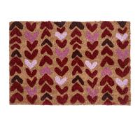 Doormat TIMOLAN Natural 40 x 60 cm Heart Coir