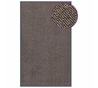 Doormat Tufted Dark Brown 90x150 cm PP Tuft Rubber Backing Heavy-Duty Indoor Mat