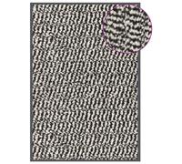 Doormat Tufted Polypropylene Light Brown 40x60cm Non-Slip Rubber Backing Indoor