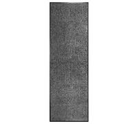 Doormat Washable Anthracite 60 x 180 cm Non-Slip Dirt Trapper Mat for Indoor and Outdoor Use Weatherproof Clean Mat Entrance Area Front Door Mat