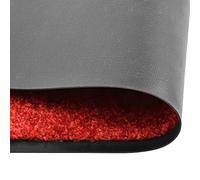 Doormat Washable Red 90 x 120 cm, Dirt Trapper Mat with Non-Slip PVC Backing, Weatherproof for Indoor and Outdoor Use, Ideal as a Door Mat, Clean Mat for Balcony, Patio, Entrance Area