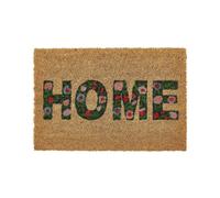Doormat ZAMBALES Natural 40 x 60 cm Text Coir