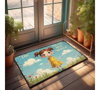 Doormats For Outdoor Entrance Funny Embracing Uniqueness: I'M Not Weird Doormat Front Door Inside Mat Holiday Rug(50X80CM)
