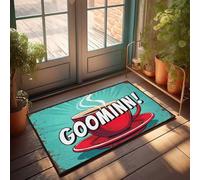 Doormats For Outdoor Entrance Funny Steaming Cup Of Coffee: A Morning Ritual Doormat Front Door Inside Mat Holiday Rug(65X90CM)