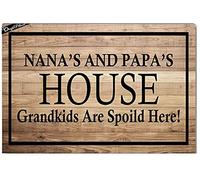 Doormats Grandparents House Grandkids Are Spoild Here! Floormats Heavy Duty Entrance Mats Waterproof Inside Floor Mat For Kitchen Office Entry 40X60 CM