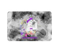 Doormats Her Fight Is My Fight Lupus Awareness Support Lupus Warrior Inside Floor Mat Machine Washable Floormats Heavy Duty Floor Carpet Rug For Office Garage Indoor 40X60 CM