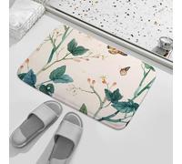 Doormats Spring When Moths Soar Floor Carpet Rug Waterproof Mat Absorbent Non-Slip Floormats For Entry Kitchen Garage 40X60 CM