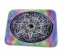 Doormats Star Of Fey Pagan Wiccan Magickal Sigil Art Badhead Gadroon Sigils And Designs Bath Mat Soft Washable Floor Mats, For Kitchen, Entry, Bathroom, 40x60cm