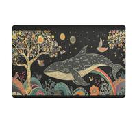 Doormats Whale Floormats Non-Slip Mat Absorbent Heavy Duty Entrance Mats For Entry Garage Office 40X60 CM