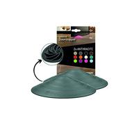 Doornado Multi Surface Door Stop - Heavy Duty Door Wedge - Anti Slip Rubber Buffer - 118x25 Grey
