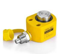 DOOROOM 10T Low Profile Hydraulic Jack Power Kit, 0.43" Stroke Acting Lifting Cylinders Industrial Portable Mini Porta Power Ram Jack Multi-Acting Lifting Cylinders