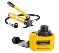 DOOROOM 20T 1.2"/30mm Stroke Hydraulic Cylinder,Porta Power Ram with CP-180 Hydraulic Hand Pump,Hydraulic-Lifting-cylinders