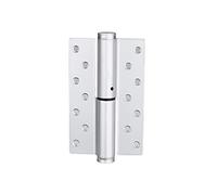 Doors Hinges Concealed Butt, 2 Packs Invisible Automatic Closing s Hydraulic Buffer Damping Spring Aluminum Alloy(Silver,Open Left)