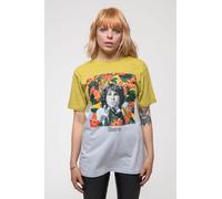 Doors Jim Morrison Floral Square T-Shirt in Yellow | Size: Medium Doors Yellow M