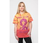 Doors Light My Fire Dye Wash T-Shirt in Orange | Size: 2XL Doors Orange 2XL
