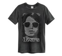 Amplified Unisex Adult Mr Mojo Risin The Doors T-Shirt (M) (Charcoal)