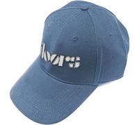 The Doors Baseball Cap Classic Band Logo new Official Denim Blue Strapback
