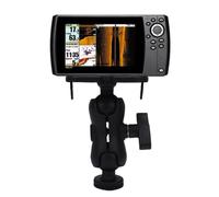 doorslay Universal Fish Finder Mount 360° Rotation Electronic Device Mount Kayak Rail Installation (Ball Clamp Square Bracket)