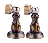 Doorstop Solid Mental Magnetic Door Stop, Wall Mounted Heavy Duty Door Stopper for Wall & Floor Mount 2 Pack Door Stop