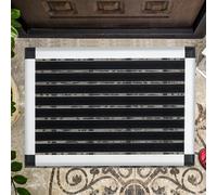 Floortex Doortex Alumat Outdoor Entrance Mat, Black - 40 X 60Cm, Black
