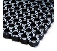 Doortex Octomat Ring Rubber Mat for Outdoor Use Made of Robust Rubber 60 x 80cm