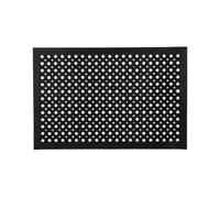 Floortex Doortex Open-top Black Anti-fatigue Mat - 90 X 150Cm, Black