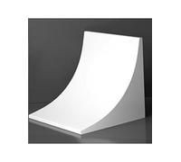 Doorway Arch Kit, 2-Piece CRG Plaster Beam Support Half Circle Molding, Easy DIY Decorative Arch Trim for Interior Door Frame Cover in Living Room, Bedroom & Kitchen(29x29x29cm/11.4x11.4x11.4in)