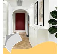 Doorway Arch Kit,2pcs Paintable Rounded Door Arch Kit, 15-20cm Foam Molding for Curved Openings, Perfect for Living Room, Cafe, Hallway Decoration, Universal Door Trim (54x54x54 cm)