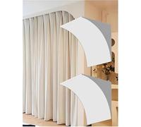 Doorway Arch Kit,Paintable Round Foam Doorway Arch Kit - 20-60cm Pre-Curved Half Circle Decor, Easy DIY Installation for Interior Openings, 2 Pack (23x23x23 cm) - Perfect for Weddings & Eve