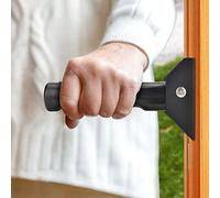 Doorway Assist Handle, Door Grab Bars, Folding Door Grab Rail Handle for Elderly Assistance or People Who Need Mobility Assistance, Easy to Install (Black)