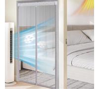 Doorway Curtain Thick EVA Thermal Barrier to Stop Heat Loss & Reduce Heating Bills, Draught Blocker for Home and Winter Door Shield