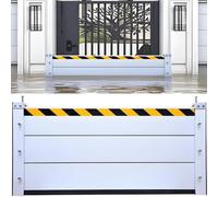 Doorway Flood Barrier Multipurpose Aluminum Flood Protection Board Water Barriers for The Road in Heavy Rainstorms And Floods Reusable Road Flood Protection Barrier,A,110 * 80cm