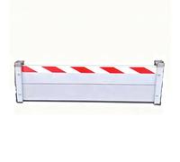 Doorway Flood Protection Barrier Aluminum Flood Barriers for Home Basement Reusable Heavy Duty Flooding Control Baffle for Garage House(L173cm)