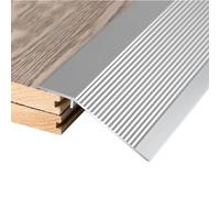 Doorway Floor Transition Strip, Adjustable Metal Ramp for Seamless Height Bridging, Easy to Install for Smooth Room Entry