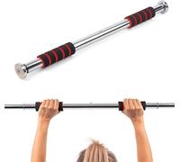 Doorway Pull Up Bar Adjustable Heavy Duty Chin Up Bar With Non-Slip Foam Grips Portable & Versatile Door Frame Upper Body Home Gym Fitness Strength Training Equipment