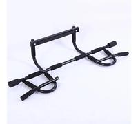 Doorway Pull Up Bar - Heavy Duty & Multifunctional Home Gym Bar for Upper Body Strength Training (Black)
