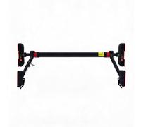 Doorway Pull Up Bar with Built-in Level Meter Heavy Duty Carbon Steel | Chin Up Bar for Home Gym, No Drilling No Screws Adjustable Workout Bar with Stable Brackets