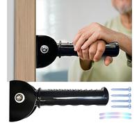 Doorway Stair Assist Handle, Handicap Grab Bars for Wall, Non-Slip Grab Bar for Elderly, Seniors, Injured and Handicap People, Support Up to 300 Pounds, Black