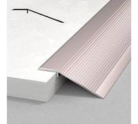 Doorway Threshold Ramp Reducer 36 in 48 in Aluminum Floor Transition Strip Replacement, Cuttable Flooring Reducer Molding for Entry/Door/Tile/Carpet/Laminate(Purple Gold,90cm/36in)