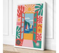 Doorway to the Coast Canvas Wall Art Print 30x20 Inch