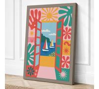 Doorway to the Coast Canvas Wall Art Print 30x20 Inch