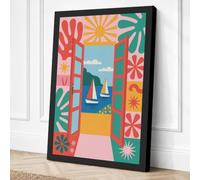 Doorway to the Coast Canvas Wall Art Print 30x20 Inch (76 x 51 cm)