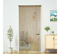 Doorways String Curtain Door Curtains,Bedroom Decor Kitchen Closet Living Room Laundry Fringe Hallway Tassel Screen Room Divider Boho Hippie Hanging for Wedding and Party(39×79in/100×200cm, Deep Ecru)