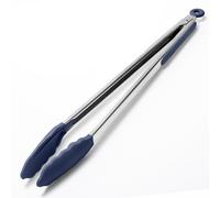 Doosu Extra Long Silicon Cook Tong, 315℃ Heat Resistant, 40cm/Midnight Blue